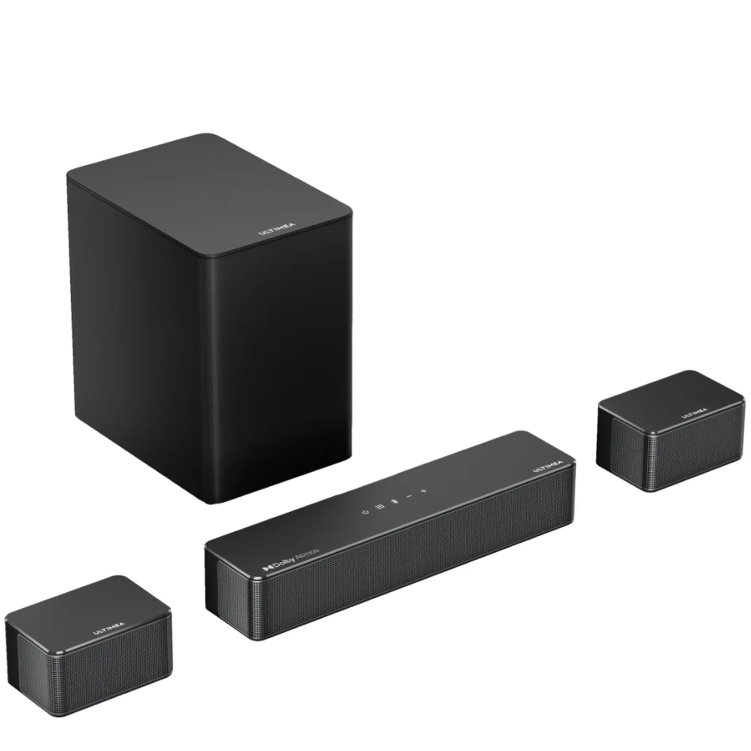 MicroEye 410W 5.1 Soundbar with Dolby Atmos, 3D Surround Soundbar for TV with Wireless Subwoofer, Home Theater TV Speakers