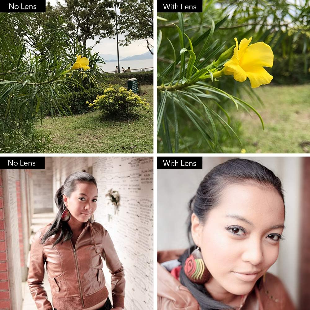 MicroEye 2X Telephoto Lens for Dual Lens/Single Lens iPhone,Pixel,Samsung Galaxy Smartphones