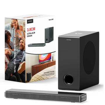 MicroEye 160W 2.1 Sound Bars for Smart TV with Subwoofer,Deep Bass PC Soundbar for Game,Home Theater Bluetooth Soundbar Speakers