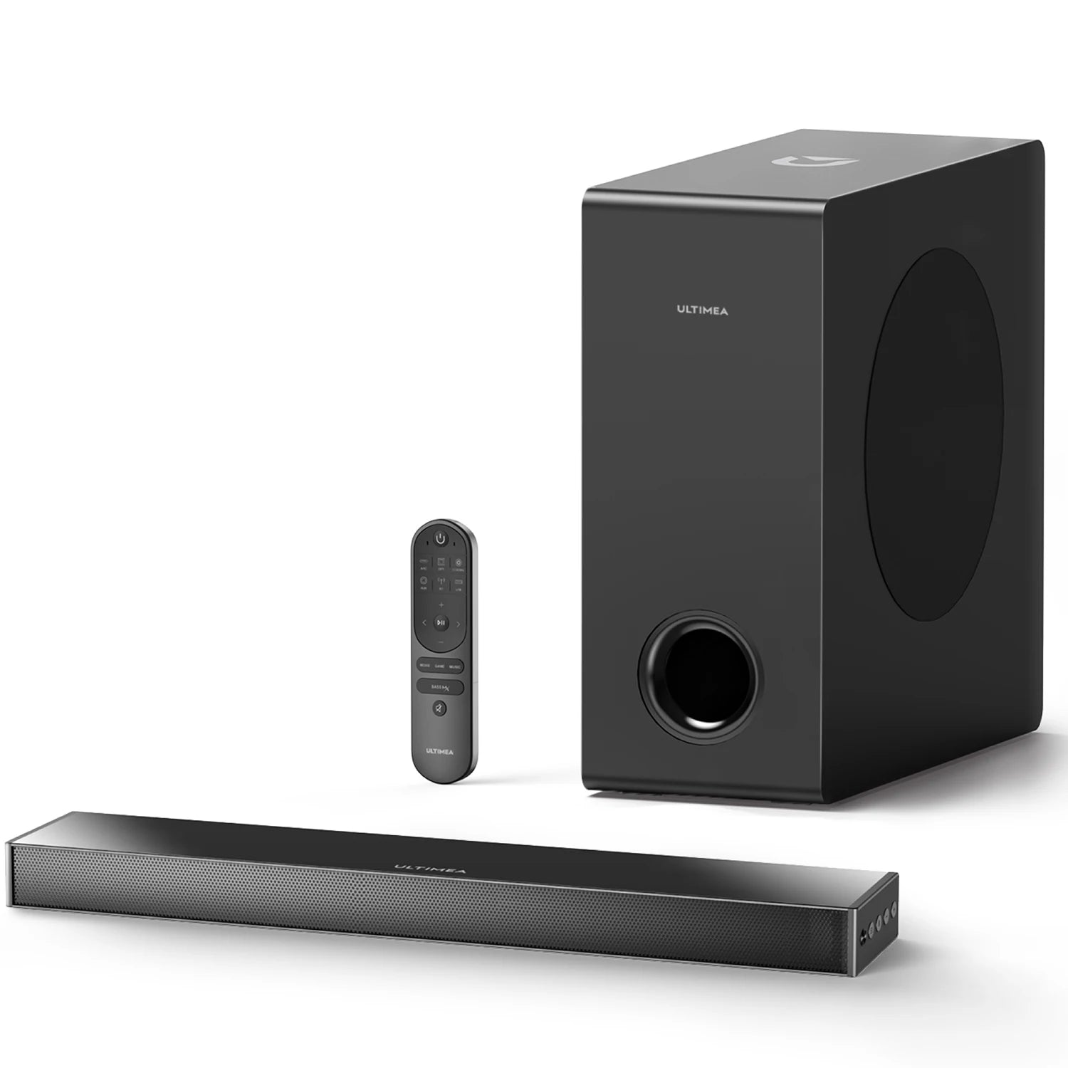MicroEye 160W TV SoundBar 2.1 Bluetooth Speaker 5.3 Home Theater Sound System 3D Surround Sound Bar Subwoofer Bluetooth Speakers